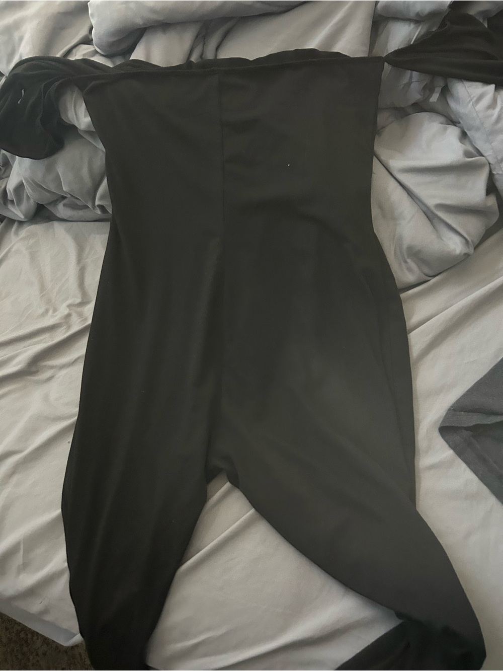 Off-Shoulder Black Jumpsuit - Classic Women's One-Piece